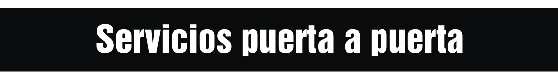 Servicios puerta a puerta